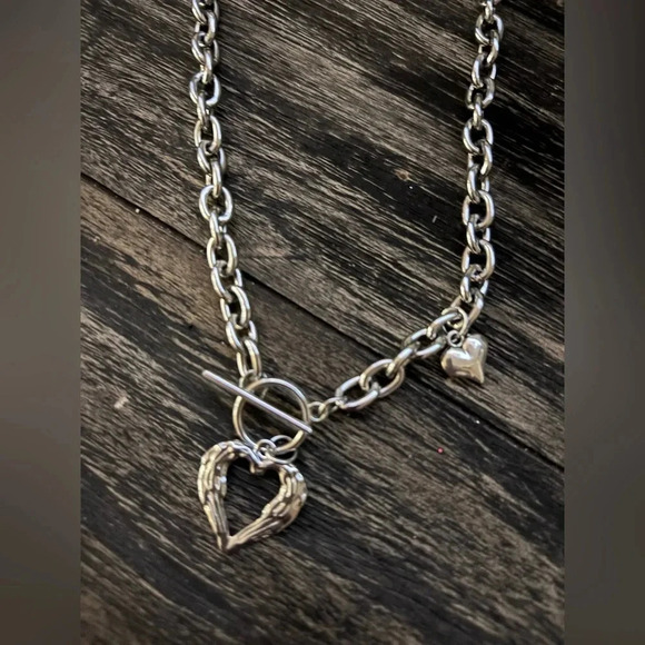 Toggle Hearts  Necklace - Picture 1 of 5